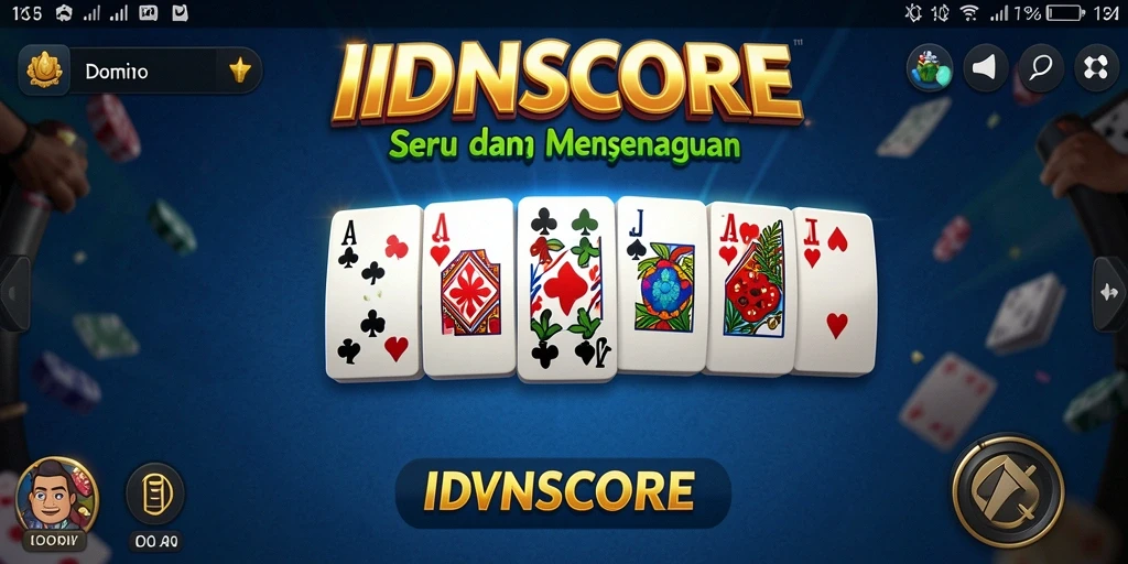 Tampilan gameplay yang menarik dan interaktif di IDNSCORE.